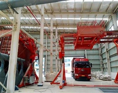 Container Tilter für Workshop -Lagerhaus